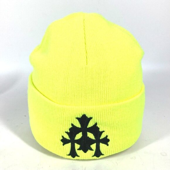 CHROME HEARTS Logo 3Cross beanie hat knit cap Knit hat